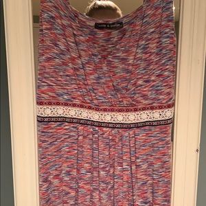 Multicolor super soft maxi dress